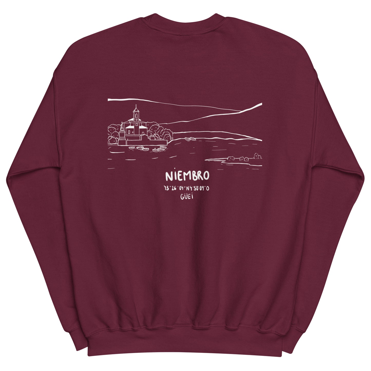 Sudadera Niembro sin capucha - Güei