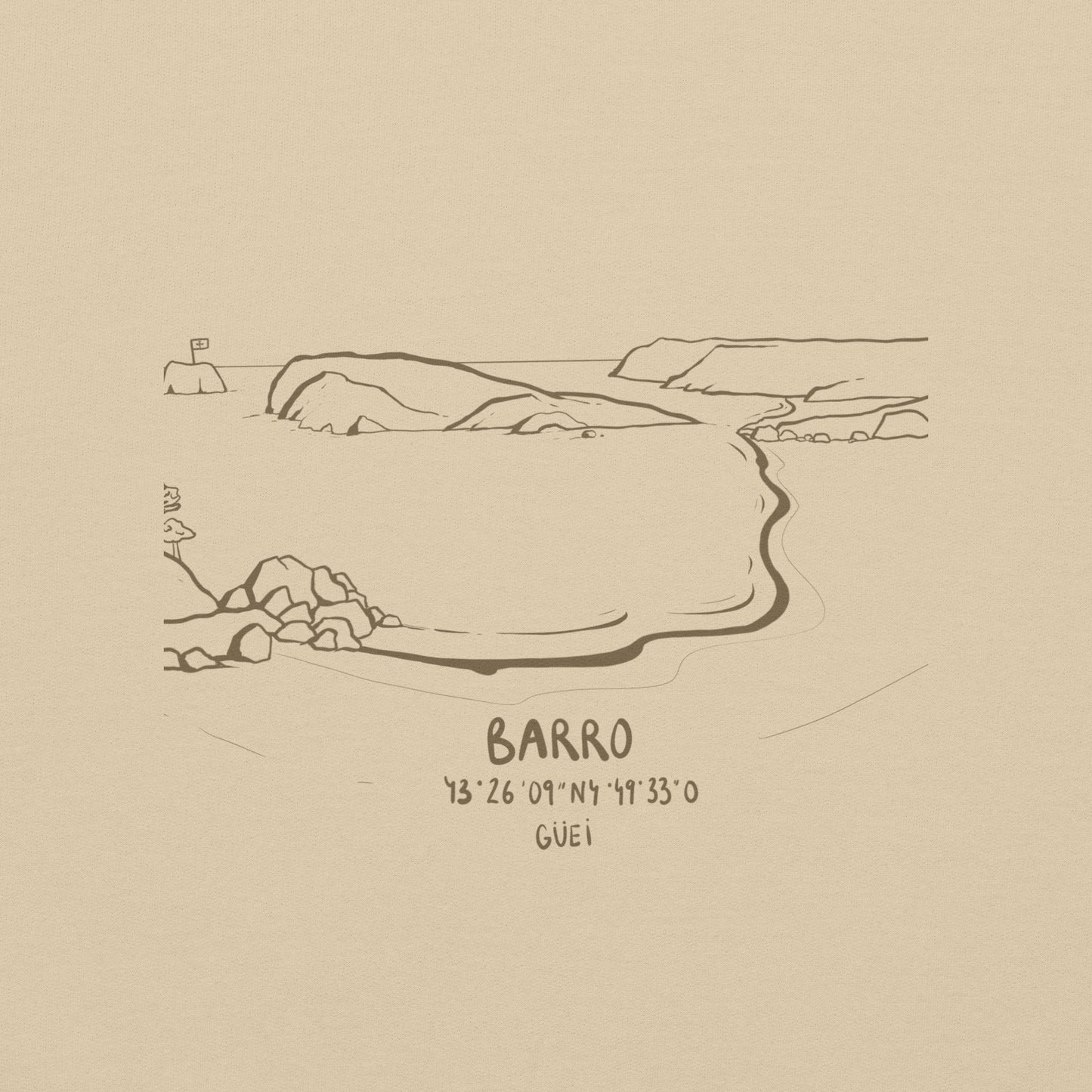 Sudadera Barro con capucha