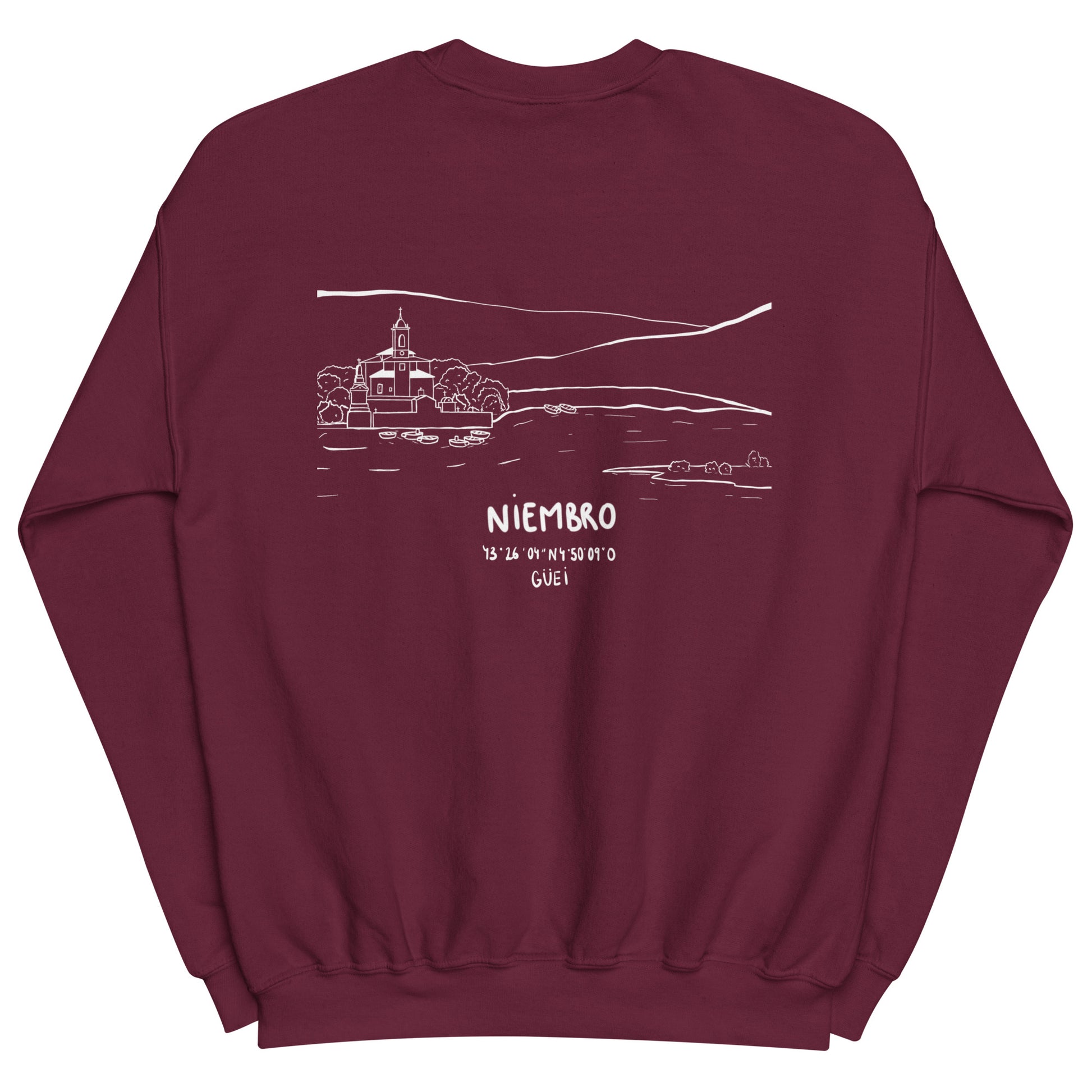 Sudadera Niembro sin capucha - Güei